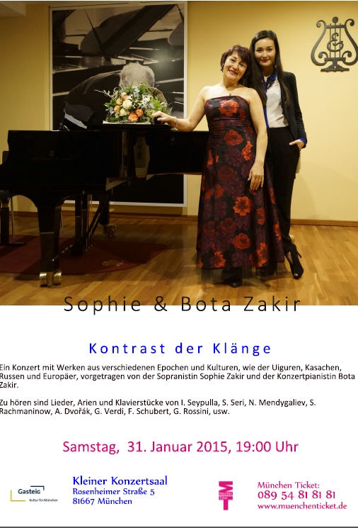 Sophie & Bota Zakir - Konzert in Gasteig, München